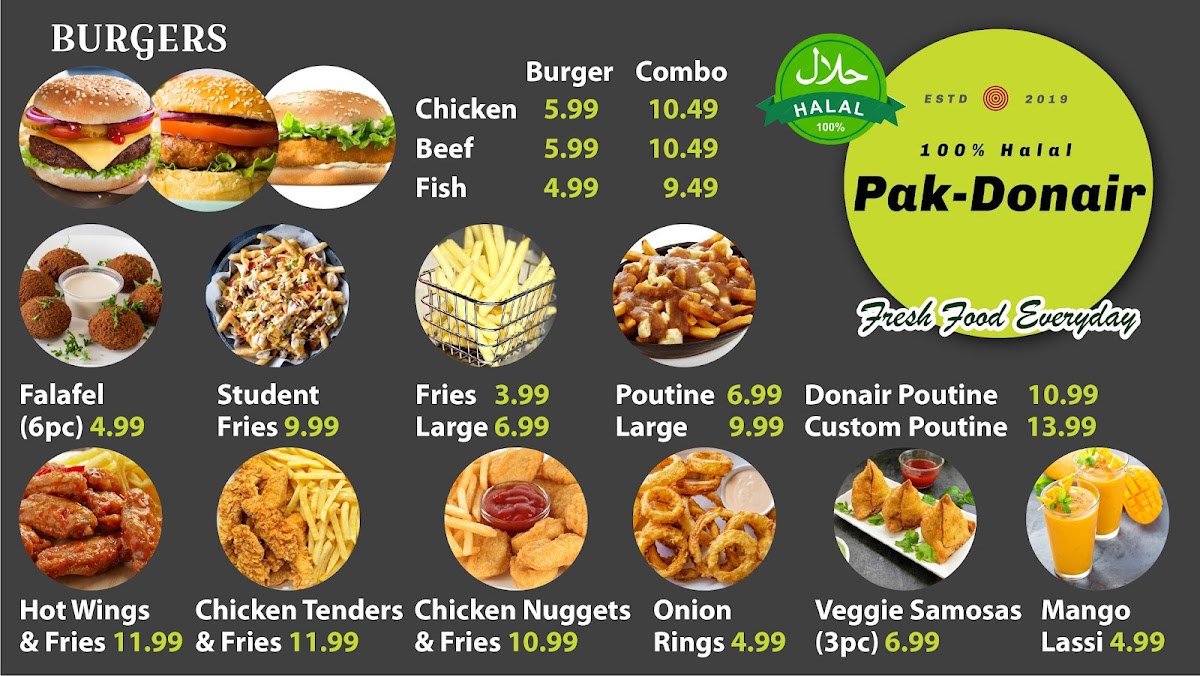 Menu - Pak Donair photo 1